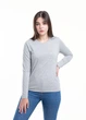 Лонгслив женский Наталюкс 2XL серый (4123582045061) - изображение 1