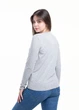 Лонгслив женский Наталюкс 2XL серый (4123582045061) - изображение 3
