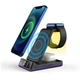 Док-станція Qitech 4в1 Wireless Charger 15W для Apple Watch/Airpods/iPhone - зображення 6