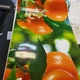 Кухонный фартук Мандарины (виниловая пленка наклейка скинали) цитрусы оранжевые апельсины Зеленый 600*3000 мм - изображение 2