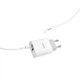 Сетевое зарядное устройство Hoco C80A Rapido PD20W+QC3.0 charger set Type-C to Lightning (EU) White - изображение 2