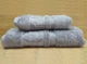 Набор турецких бамбуковых махровых полотенец Zeron 50х90+70х140 Bamboo Agaс Desen серый 3 - изображение 1