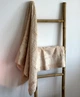 Набор турецких бамбуковых махровых полотенец Zeron 50х90+70х140 Bamboo Agaс Desen бежевый 3 - изображение 3