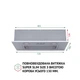 Вытяжка полновстраиваемая Perfelli BI 5252 I 700 LED - изображение 2