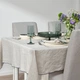 Скатерть на стол IKEA Ombonad obr 150x250 см натуральный/бежевый + Дорожка Svartsenap bznk 35x130 см серый (505.089.11/105.330.69) - изображение 6