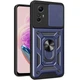 Чехол Hide Shield для Xiaomi Redmi Note 12S бампер противоударный с подставкой Blue - изображение 6