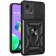 Чехол Hide Shield для Motorola Moto G72 бампер противоударный с подставкой Black - изображение 1