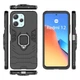 Чехол Iron Ring для Xiaomi Redmi 12 бампер противоударный с подставкой Black - изображение 4