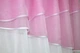 Кухонные шторы VR-Textil № 091к с ламбрекеном и подвязками розовый с белым 280х170 см (52-0256) - изображение 4