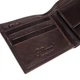 Кошелек мужской кожаный Ashwood 1222 VT BRN темно-коричневый - изображение 6