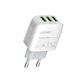 Зарядний пристрій Ldnio A3312 3 USB білий + кабель USB to Type-C - зображення 1