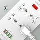 Сетевое зарядное устройство удлинитель Ldnio SC4407 4 USB 4 розетки 2m White - изображение 2