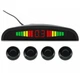Паркувальна система парктронік UKC Assistant Parking Sensor P400 на 4 датчики з LED дисплеєм Black/Чорний - зображення 3