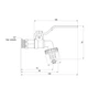 Кран поливочный Valve 1/2" цинк SV140W15Z - изображение 2