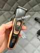 Мужская аккумуляторная электрическая бритва с триммером Geemy GM-595 для бороды носа и ушей 3 в 1 - изображение 6