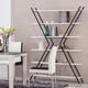 Дизайнерський Стелаж в стилі Loft Design 120x30x200h Чорний/Дерево ATL848 - зображення 4