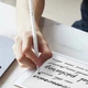 Стилус для емкостных сенсорных экранов Hoco Fluent series universal capacitive pen GM103 white - изображение 5