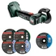 Аккумуляторная угловая шлифмашина Metabo PowerMaxx&nbsp;CC&nbsp;18&nbsp;BL, 5 дисков, без акб и з/у (600349850) - изображение 1