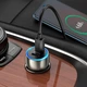 Адаптер автомобильный Type-C to Type-C Cable Tough dual port Car charger Z48 |2Type-C, 40W/3A, PD/QC серый - изображение 4