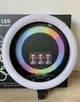 Светодиодная кольцевая лампа F133/1 RGB 45 см (3 крепление) (пульт) (сумка) - изображение 3