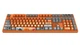 Механічна клавіатура AKKO 3108 Naruto 108Key, CS Pink V2, USB-A, EN/UKR, No Led, Оранжевий (6925758683456) - изображение 3