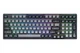 Механічна клавіатура АККО 3098N Black&Cyan 98Key, TTC Honey, BT/WL/USB-A, Hot-swappable, EN/UKR, RGB, Чорний - зображення 1
