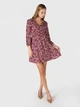 Платье короткое женское Colin's CL1065042BRD S Bordeaux (8683197817037) - изображение 3