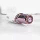 Епілятор жіночий акумуляторний для обличчя для сухого гоління DSP White/Pink (70081) - зображення 5