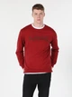 Свитшот мужской Colin's CL1060123RED S Red (8683197324474) - изображение 3