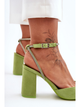 Damskie buty na obcasie Lirosa 39 Zielone (5905677459715) - obraz 6