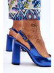 Damskie buty na obcasie My Love 38 Niebieskie (5905677462784) - obraz 6