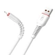 Кабель SkyDolphin S54T Soft USB to Type-C 2.4A/1m White (USB-000431) - зображення 2