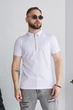 Поло с молнией белое 3XL - изображение 1