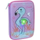 Пенал Cool For School LED 1 отделение с органайзером фиолетовый (QT-5758-Purple) - изображение 1