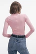 Боди с драпировкой сердца по бокам нежно разового цвета от зара zara - xl - изображение 3
