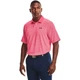 Чоловіча футболка UnderArmour ,Рожевий,UA Performance Stripe Polo, р.XL-T - изображение 1