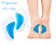Ортопедичний силіконовий коректор супінатор при плоскостопості Arch Orthotic Blue Розмір 41-46 - изображение 1