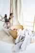 Плед детский муслиновый Kiddie Widdie с бахромой Серый 100х120 см - изображение 3
