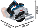 Акумуляторна пила дискова Bosch Professional GKS 185-LI (06016C1221) - зображення 5
