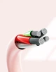 Зарядка 3 в 1 ROMOSS Soft Touch з USB to Micro / Lightning / Type-C 2.5A 1.5m Рожевий - зображення 3