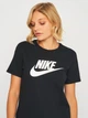 Футболка хлопковая женская Nike W Nsw Club Ss Tee DX7906-010 XS Черная с принтом (0196154000413) - изображение 4