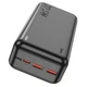 УМБ HOCO Astute fully compatible power bank J101B 30000mAh |2USB/Type-C, 20W/5A, PD/QC| черная - изображение 3