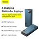УМБ BASEUS Adaman Metal Digital Display Quick Charge Power Bank 20000mAh |2USB/1Type-C, 6A, 65W| (PPIMDA-D03) - изображение 16