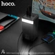 Портативний зарядний пристрій PowerBank Hoco DB31A з ліхтариком 80000мАг Чорний - зображення 9