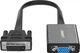 Кабель Ugreen MM108 DVI (24+1) Male to VGA Female Black (UGR-40259) - изображение 1