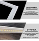 Потолочный LED светильник ETRON ART 1-EMP-790 48W 5000K квадратная рамка - изображение 7