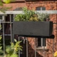 Вазон Lechuza Balconera Stone 50 графітово-чорний 8 л - зображення 3