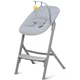 Стільчик для годування Kinderkraft із шезлонгом Igee Calmee Cloudy Grey (5902533919109) - зображення 9