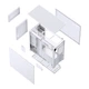 Корпус JONSBO D41 MESH White - зображення 7
