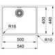 Мойка кухонная Franke Maris MRX 110-50/122.0598.741 (122.0598.741) - изображение 3